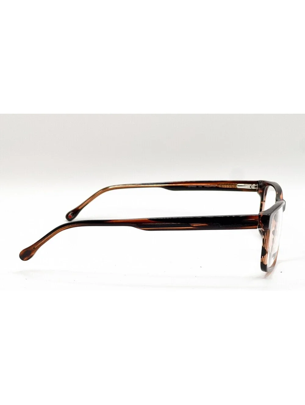 Champion CU 4003 C02 Brown Stripe Rectangle Authentic Eyeglass Frames 59-19-150